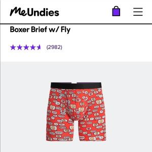Unopened MEUNDIES Men’s Boxer Brief w/ Fly